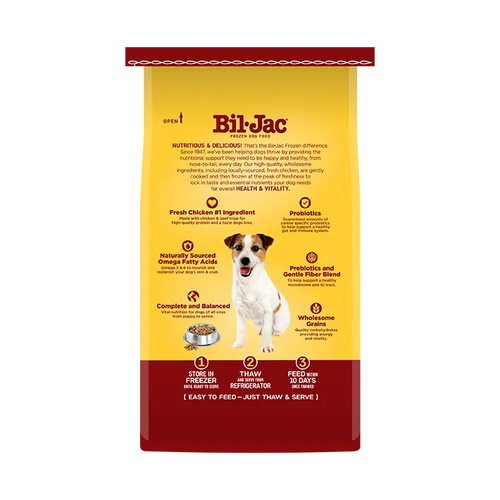 Bil Jac Frozen Dog Food 5 LB Serving 5 Locations in OH Granville Milling Co