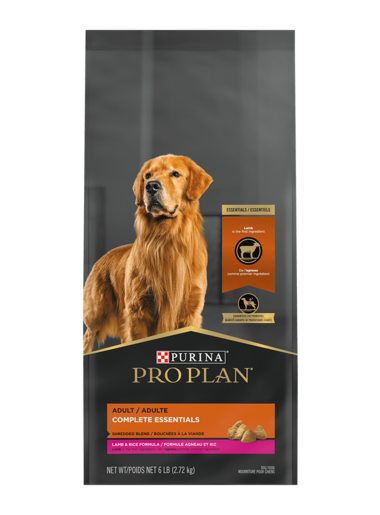 Purina Pro Plan Adult Complete Essentials Shredded Blend Lamb & Rice 35 lbs.