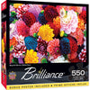 MasterPieces Brilliance Beautiful Blooms 550 Piece Puzzle (Puzzle Game, 24 x 18)