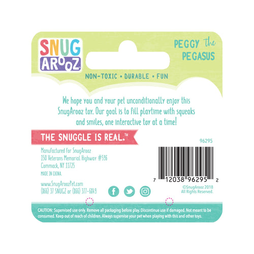 Snugarooz Peggy the Pegasus Dog Toy (10)
