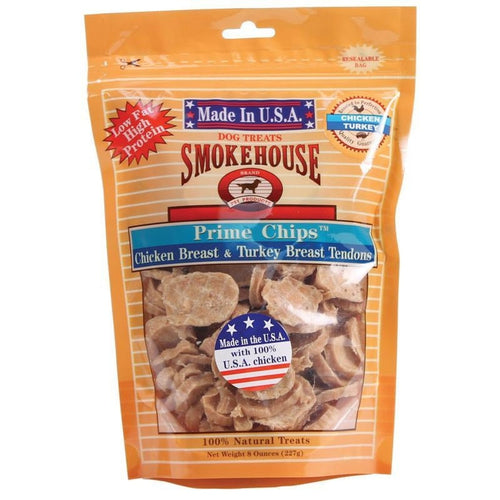 Smokehouse USA Prime Chips Dog Treats Resealable Bag