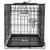 Precision Pet 2 Door Wire Crate (Black, 19)