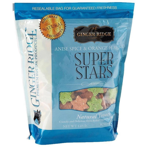 GINGER RIDGE SUPER STARS NATURAL HORSE TREATS (1.75 lbs)