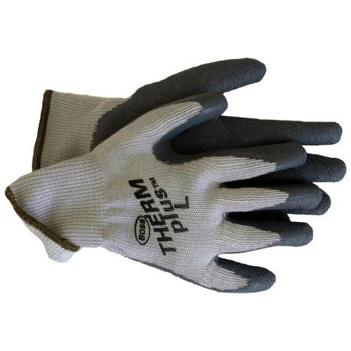 Boss Therm Plus Acrylic Lining Latex Palm Glove (Gray Extra Large)