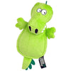 HEAR DOGGY FLATTIE GATOR WITH CHEW GUARD (MINI, GREEN)