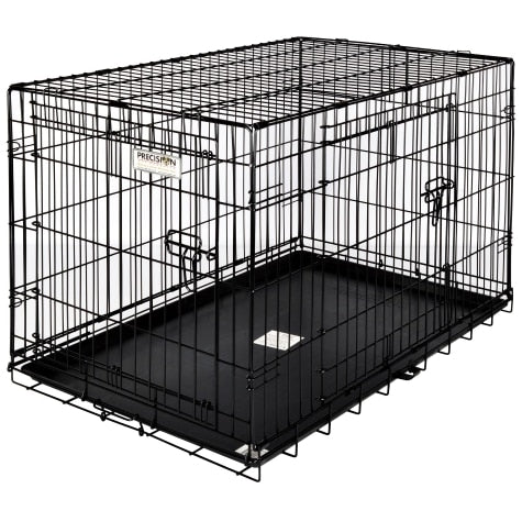 Precision Pet 2 Door Wire Crate (Black, 19)