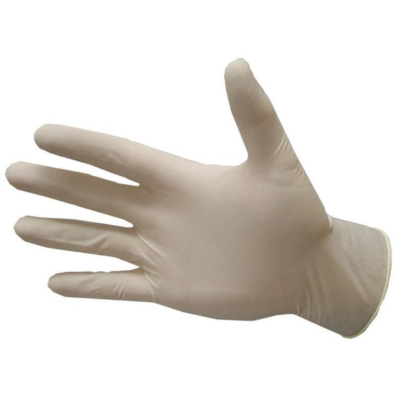 Ideal AG-TEK Latex Glove PF (White Large)