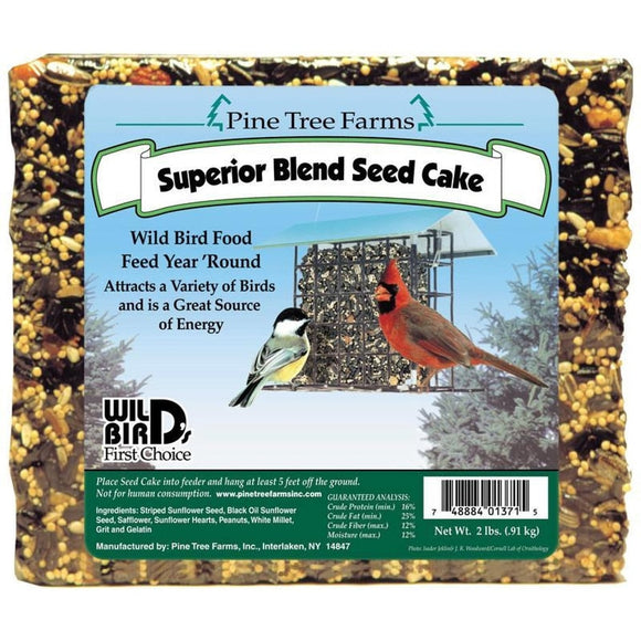 Pine Tree Farms Superior Blend Seed Cake (2 lb)