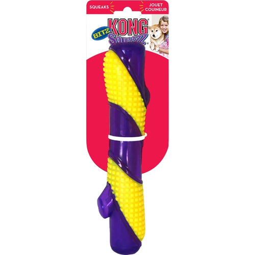 KONG SQUEEZZ BITZ STICK (MD, PURPLE/YELLOW)