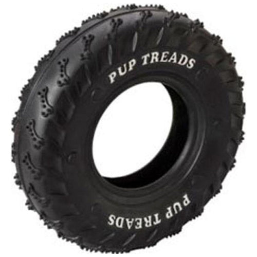 SPOT PUP TREADS RUBBER TIRE (8 IN, BLACK)