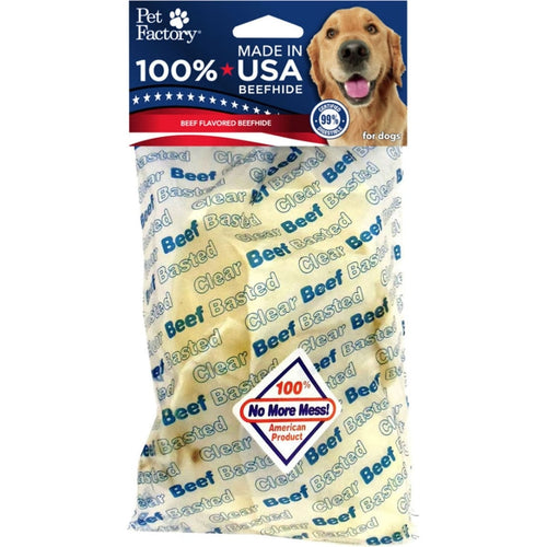 Pet Factory USA Beefhide Clear Basted Chips