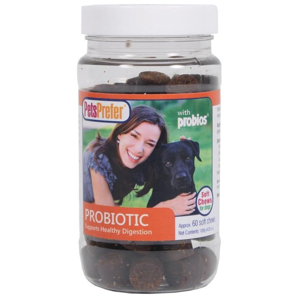 Pets Prefer Probiotic Soft Chews For Dogs (60 ct)