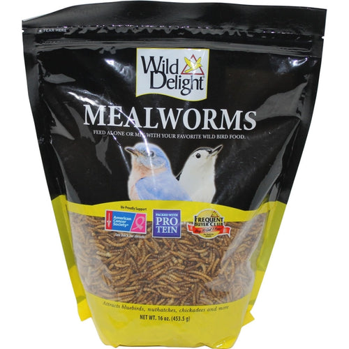 WILD DELIGHT MEALWORMS (16 oz)