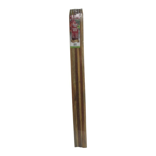 PACKAGED HARDWOOD STAKES (4 FOOT/6 PACK, NATURAL)