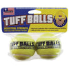 PETSPORT TUFF BALLS (2.5 IN-2 PK, YELLOW)