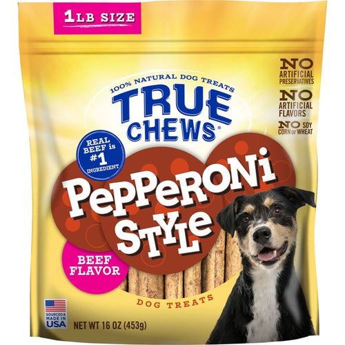 TRUE CHEWS PEPPERONI STYLE TREAT (Bacon)