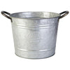 WASHTUB PLANTER (8 INCH, GALVANIZED)