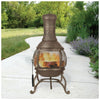 CHIMINEA CAST IRON CORONA (15 INCH, GOLD)