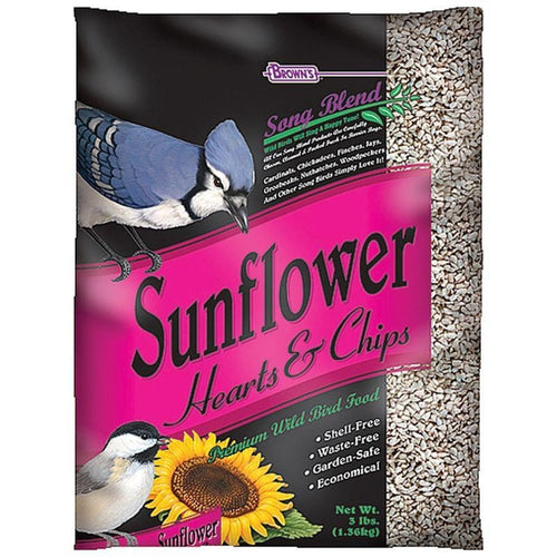 SONGBLEND SUNFLOWER HEARTS AND CHIPS (3 lb)