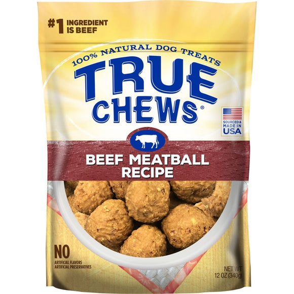 TRUE CHEWS MEATBALL RECIPE TREAT (12 oz)