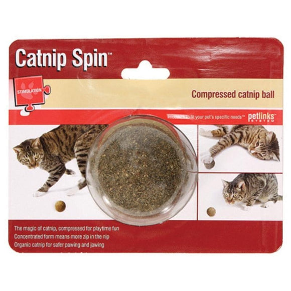 CATNIP SPIN COMPRESSED CATNIP TOY (7.8 OZ)