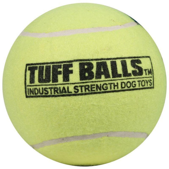 PETSPORT TUFF BALLS (6 IN, YELLOW)