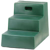 HORSEMEN'S PRIDE 3 STEP MOUNTING BLOCK (21X18 3/4 IN, GREEN)